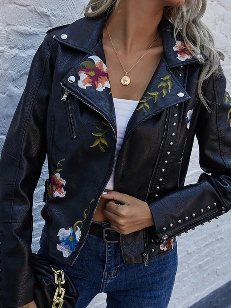 Lily™ - Chaqueta Floral Moderna con Detalles Hechos a Mano