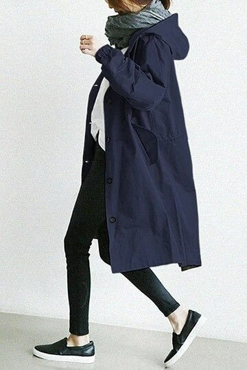 Aubrey™ – Elegante Trench Impermeable
