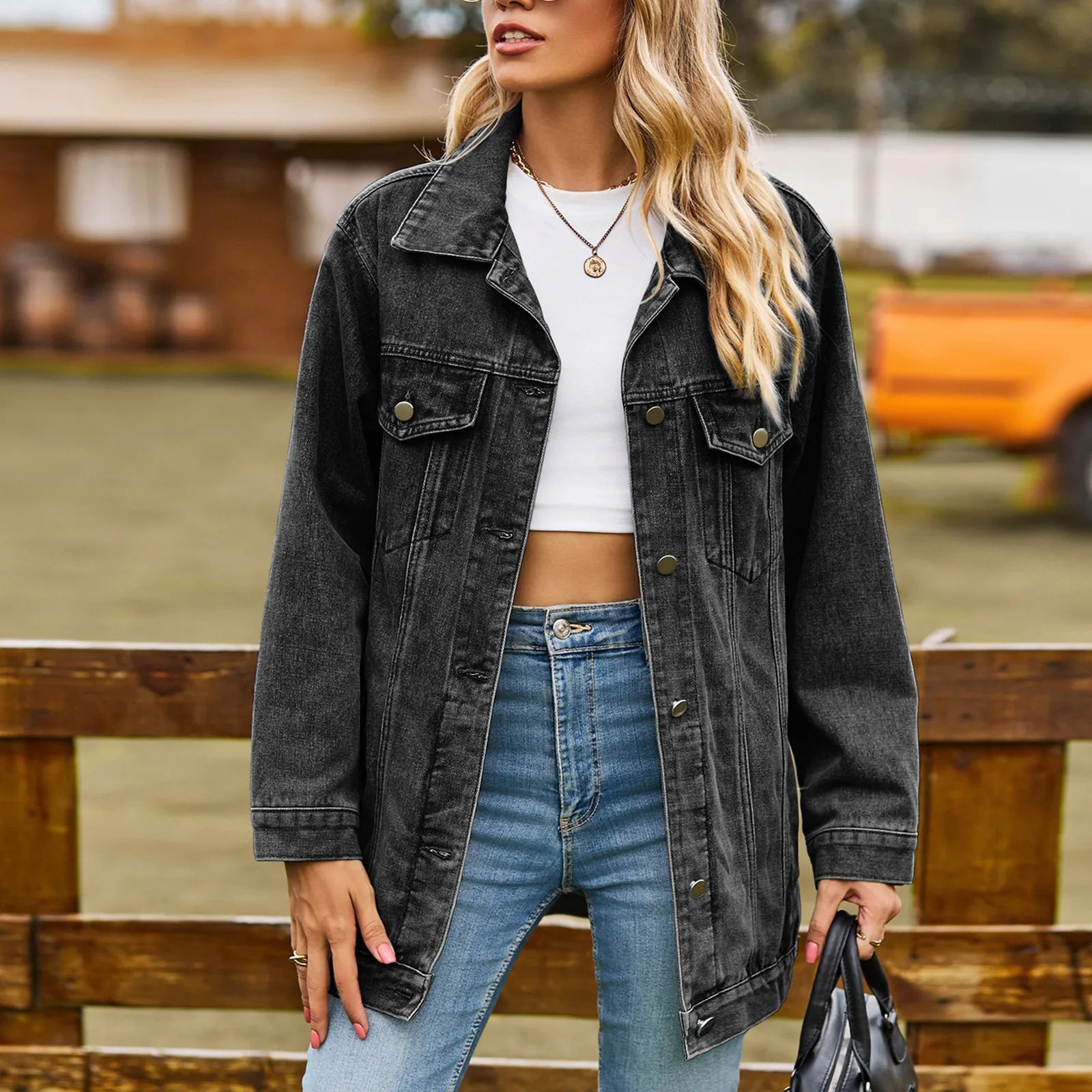 Mia™ - Chaqueta de Jeans Elegante Clásica