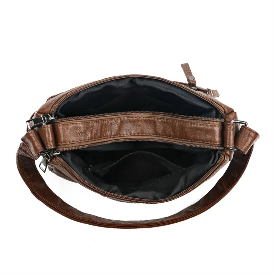 Olivia™ Vintage Charm | Bolsa con Cremallera Suave