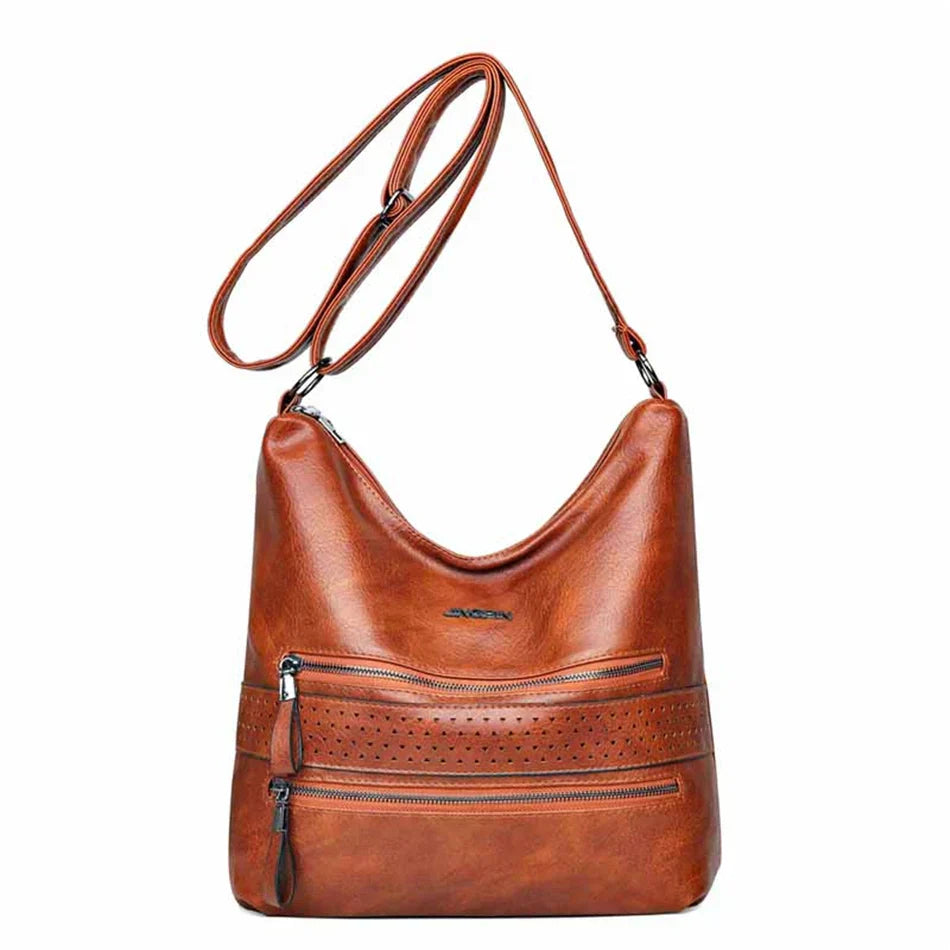 Ellie™ Double Charm | Bolso de Hombro Multi Bolsillos