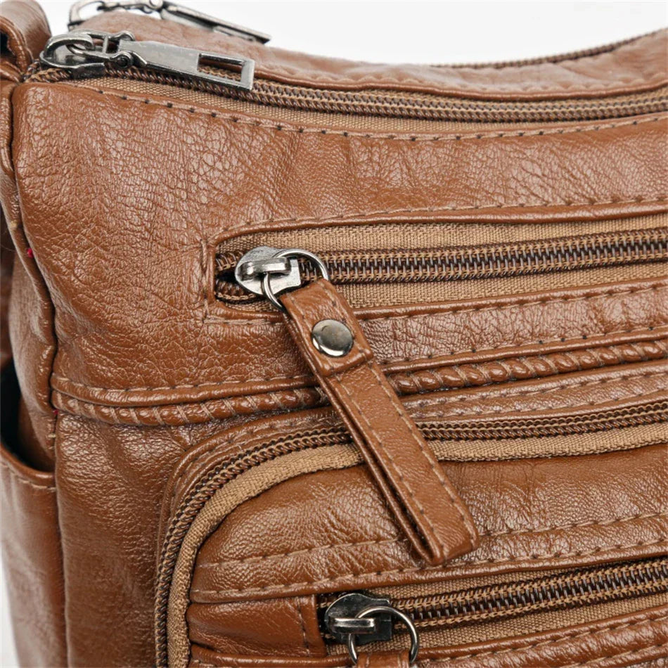 Olivia™ Vintage Charm | Bolsa con Cremallera Suave