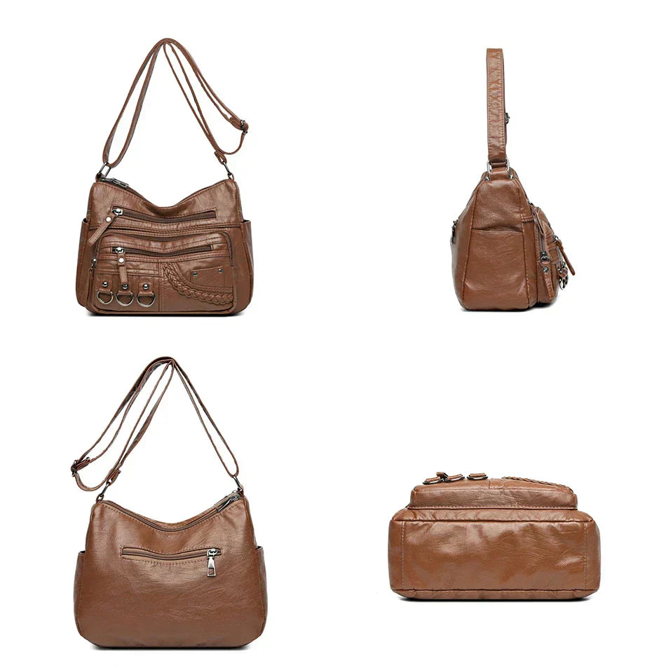 Olivia™ Vintage Charm | Bolsa con Cremallera Suave