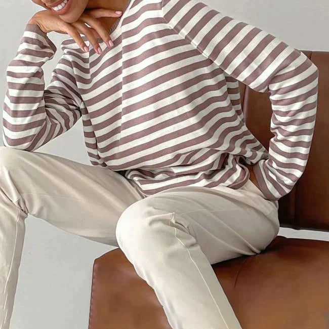 Grace™ - Camisa Rayada Elegante