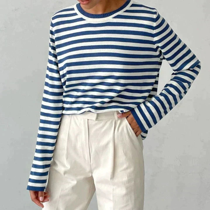 Grace™ - Camisa Rayada Elegante