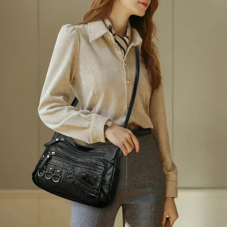 Olivia™ Vintage Charm | Bolsa con Cremallera Suave