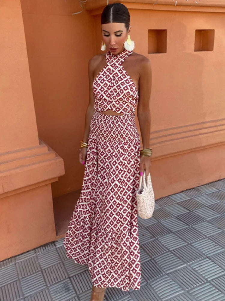 Mickay™ | Vestido Midi Chic para Mujeres con Diseño sin Mangas