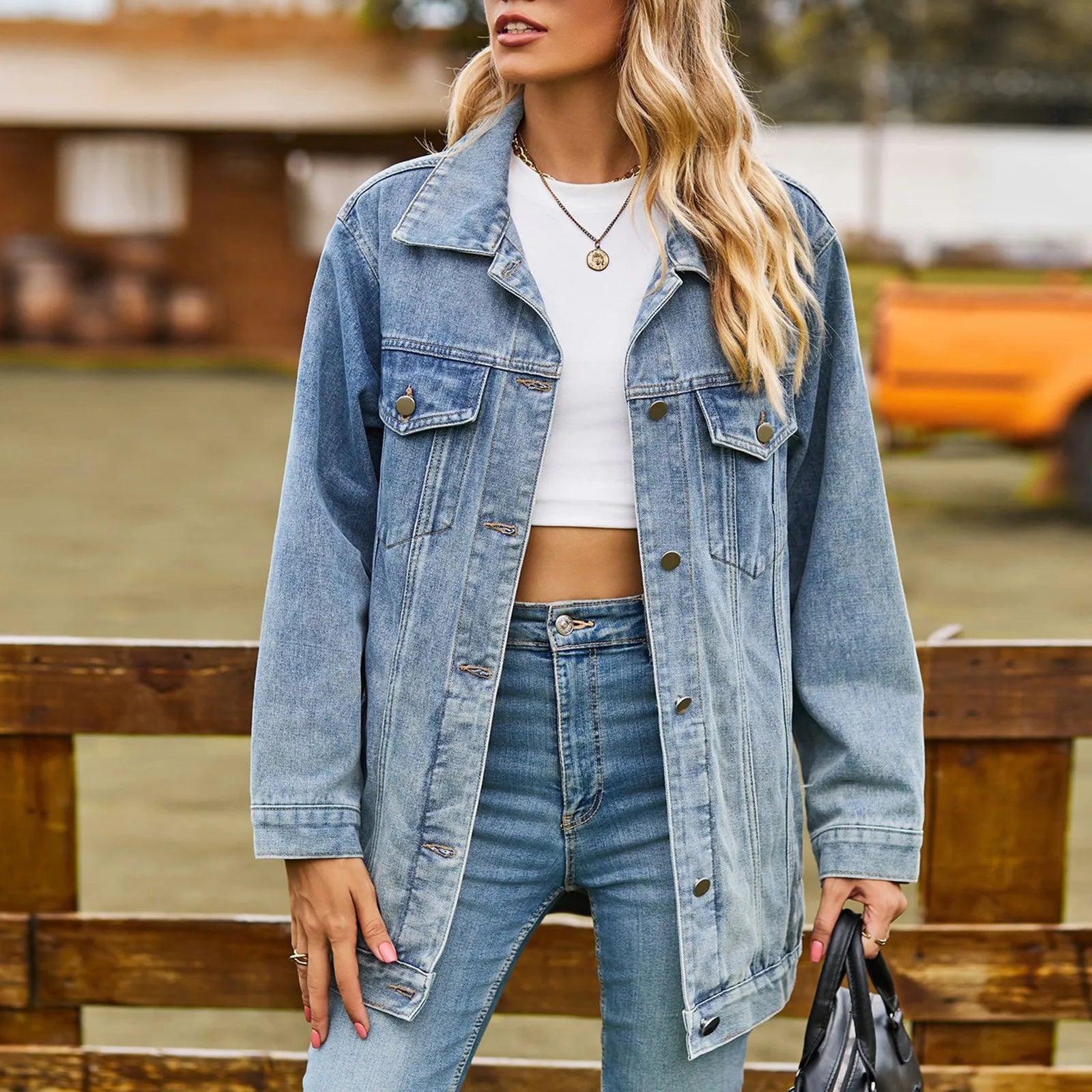 Mia™ - Chaqueta de Jeans Elegante Clásica