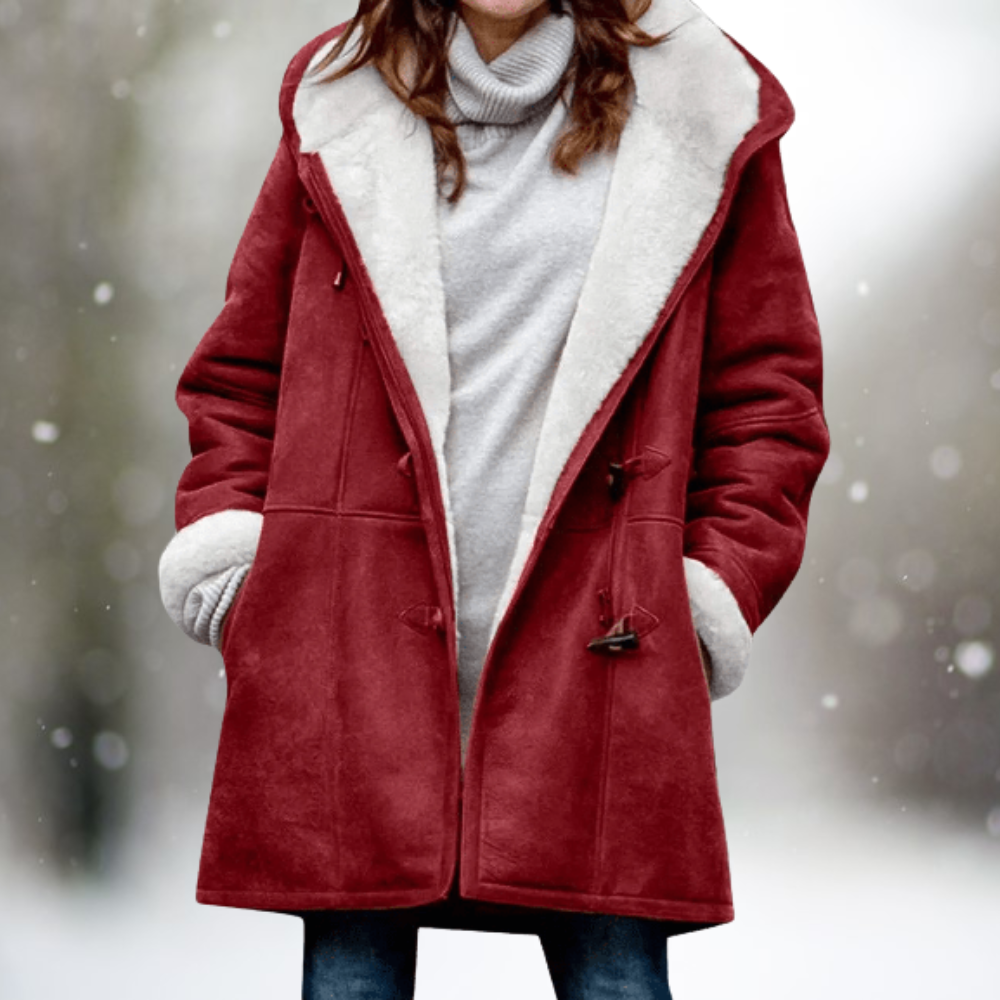 Amelia™ - Chaqueta con Capucha de Terciopelo Premium