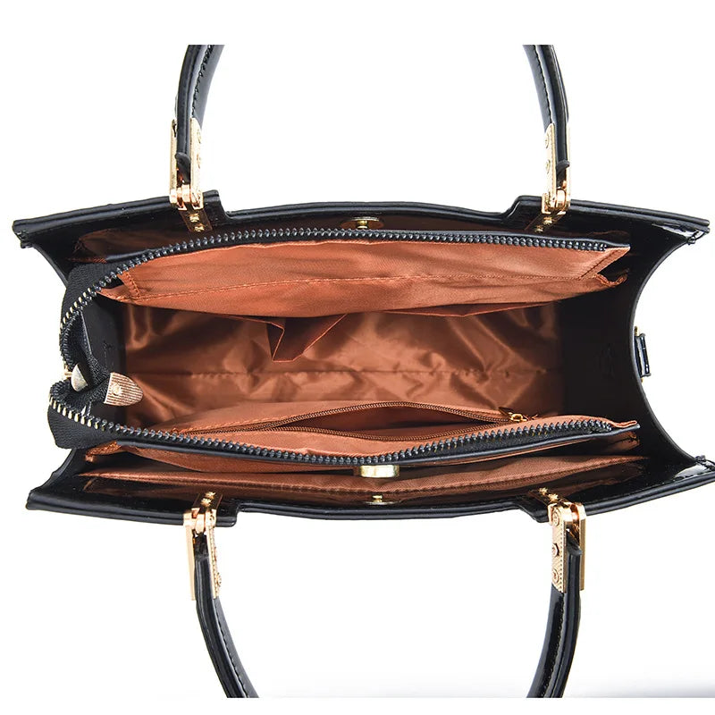 Brooklyn™ Shine | Bolsa de Lujo con Estampado de Cocodrilo