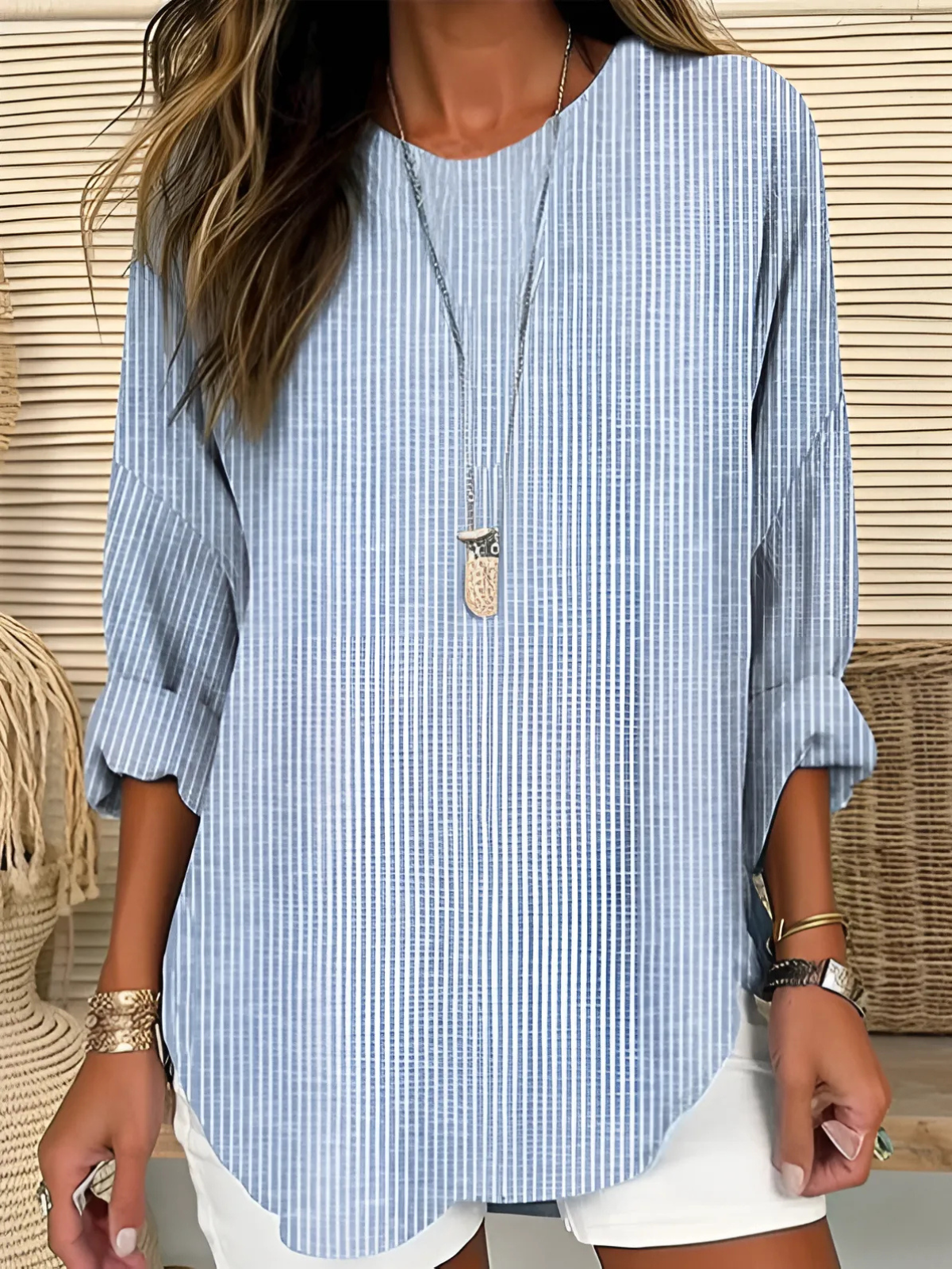 Rhea | Blusa a rayas de moda