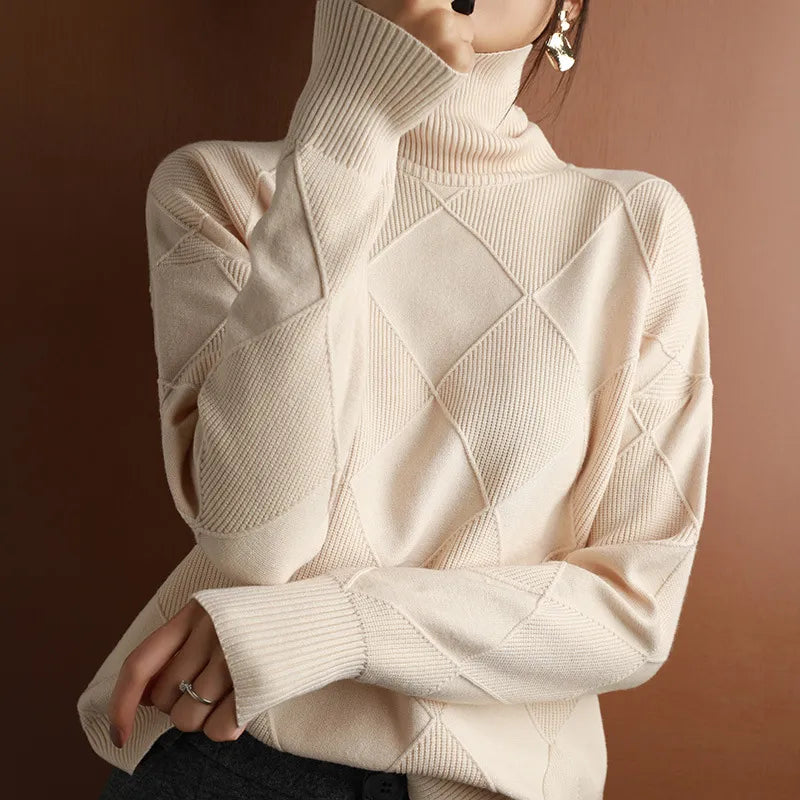 Zoe™ - Suéter de Cuello Alto Suave y Confortable