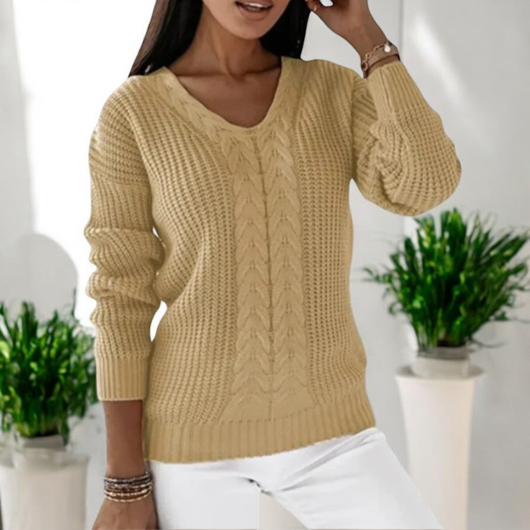 Mia™ - Suéter Elegante de Punto