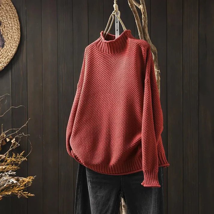 Aurora™ - Suéter de Cuello Alto Suave de Punto