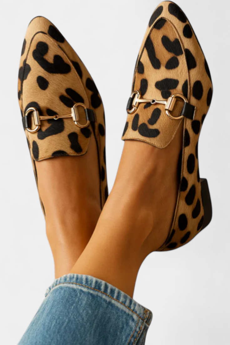 Mocasín Lillian con Hebilla Metálica
