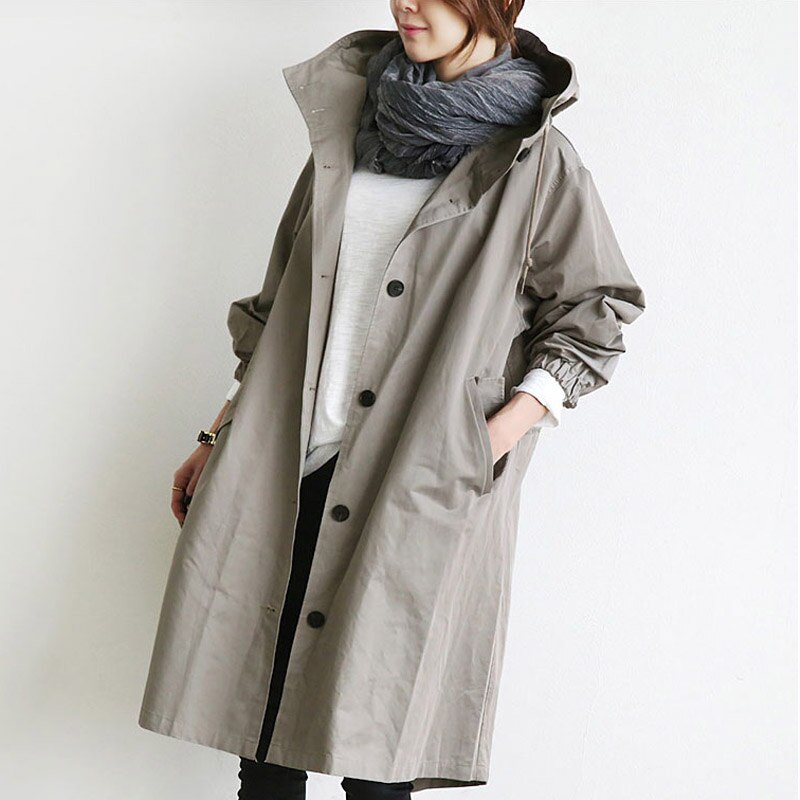 Aubrey™ – Elegante Trench Impermeable