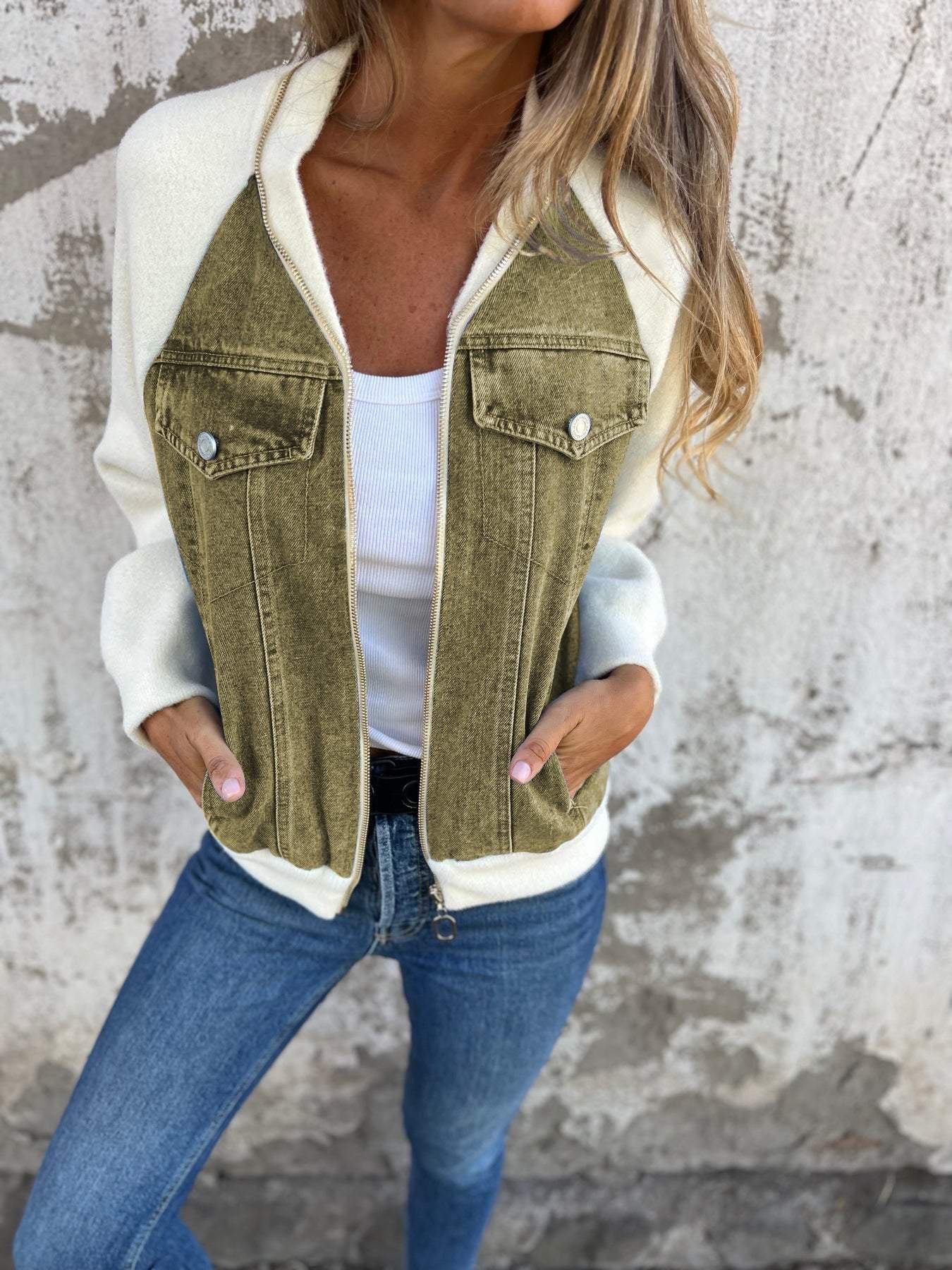 Zoe™ - Chaqueta de Jeans Elegante