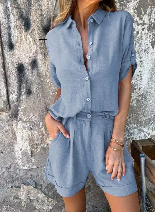 Auriana | Conjunto de Lino Luxe Breeze