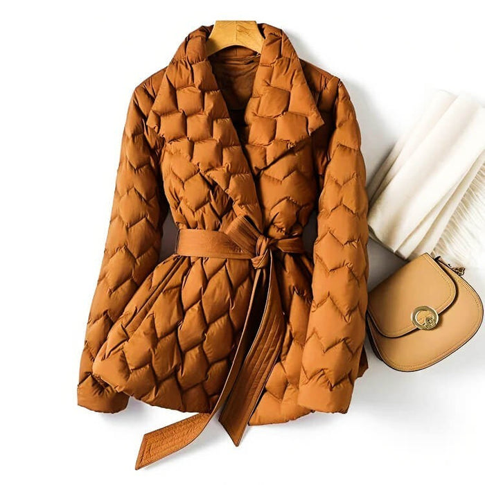 Avery™ - Elegante Abrigo Acolchado de Plumas