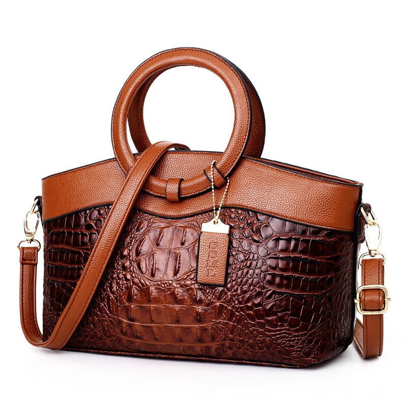 Ella™ Classic Croc | Bolsa Vintage Versátil