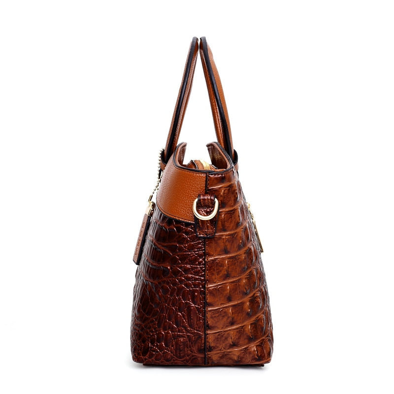 Ella™ Classic Croc | Bolsa Vintage Versátil