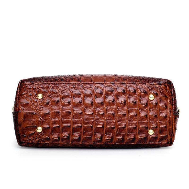 Ella™ Classic Croc | Bolsa Vintage Versátil