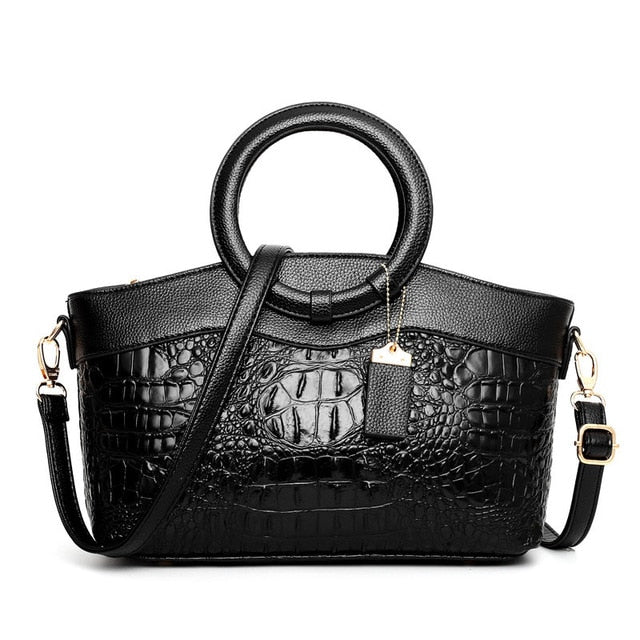 Ella™ Classic Croc | Bolsa Vintage Versátil