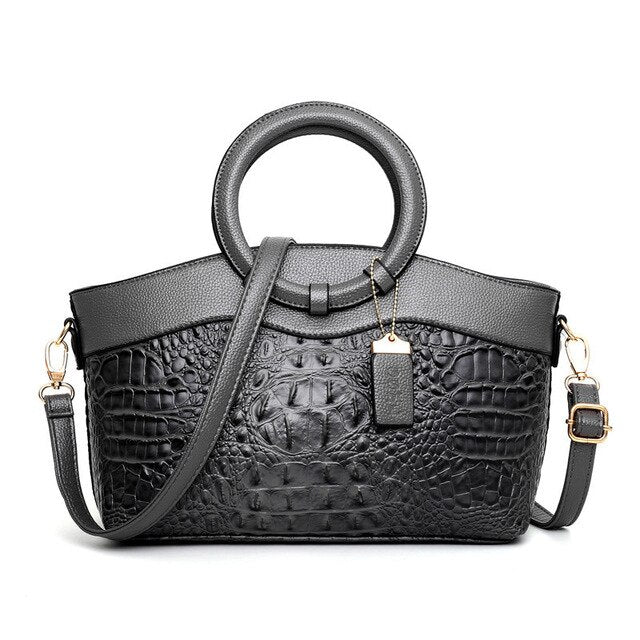 Ella™ Classic Croc | Bolsa Vintage Versátil