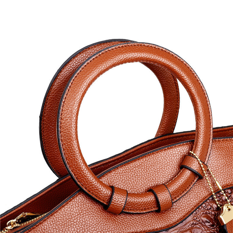 Ella™ Classic Croc | Bolsa Vintage Versátil