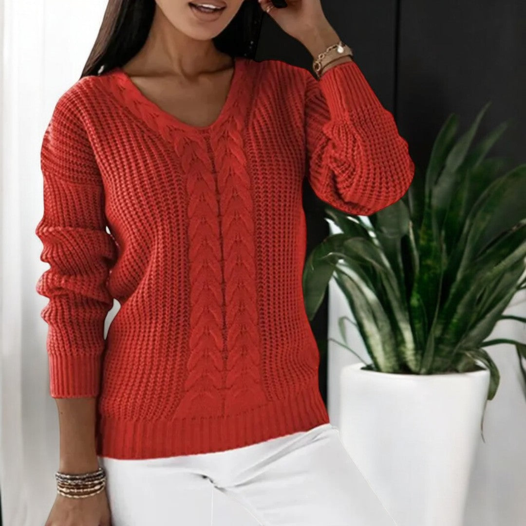 Mia™ - Suéter Elegante de Punto