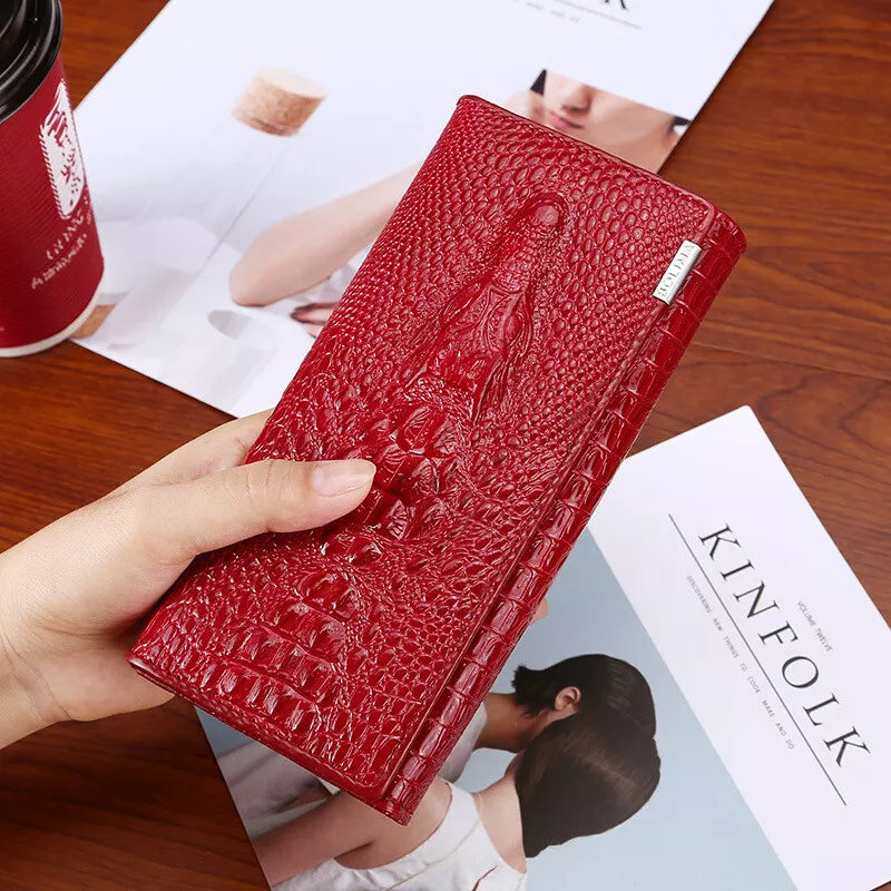 Madison™ Estilo | Elegante Cartera RFID con Relieve